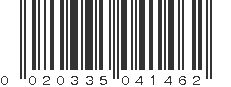 UPC 020335041462