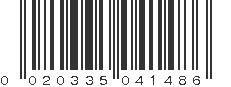 UPC 020335041486