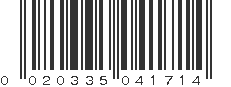 UPC 020335041714