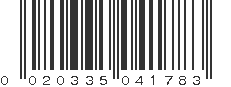 UPC 020335041783