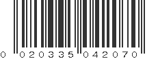 UPC 020335042070