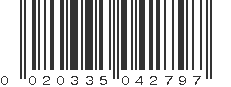 UPC 020335042797