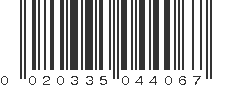 UPC 020335044067