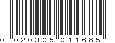 UPC 020335044685