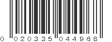 UPC 020335044968