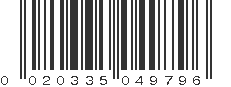 UPC 020335049796