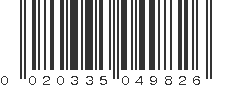 UPC 020335049826