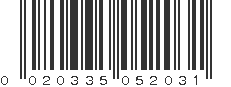 UPC 020335052031