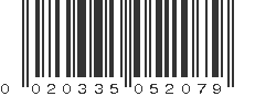 UPC 020335052079