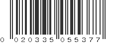 UPC 020335055377