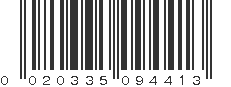 UPC 020335094413