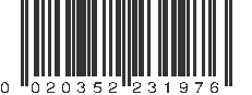 UPC 020352231976