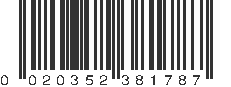 UPC 020352381787