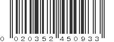 UPC 020352450933