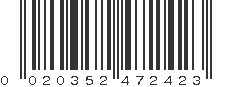 UPC 020352472423