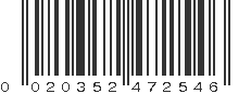 UPC 020352472546