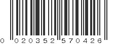 UPC 020352570426