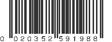 UPC 020352591988