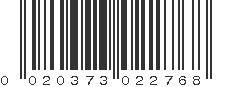 UPC 020373022768