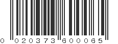 UPC 020373600065