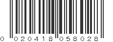 UPC 020418058028