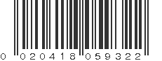 UPC 020418059322