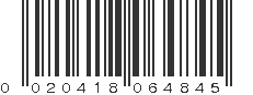 UPC 020418064845