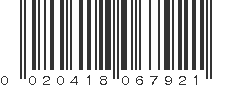 UPC 020418067921