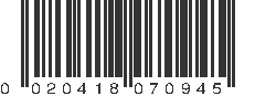 UPC 020418070945