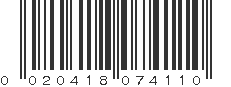 UPC 020418074110