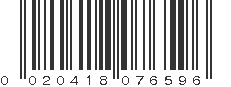 UPC 020418076596