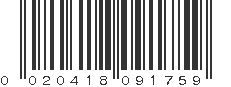 UPC 020418091759