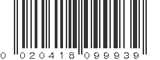 UPC 020418099939