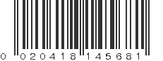 UPC 020418145681