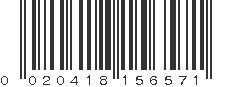 UPC 020418156571