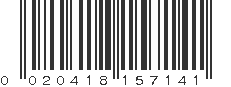 UPC 020418157141