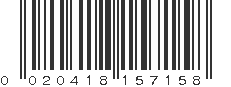 UPC 020418157158