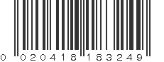 UPC 020418183249