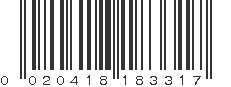 UPC 020418183317