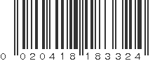 UPC 020418183324