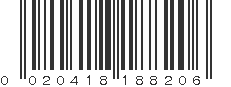 UPC 020418188206