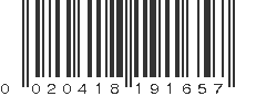 UPC 020418191657
