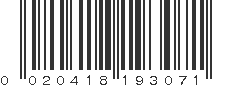 UPC 020418193071