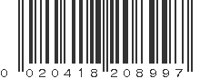 UPC 020418208997