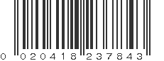 UPC 020418237843