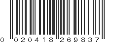 UPC 020418269837