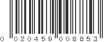 UPC 020459008853