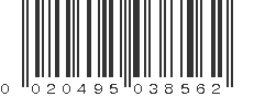 UPC 020495038562