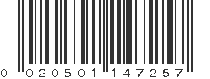 UPC 020501147257