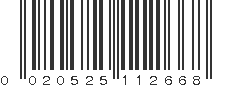 UPC 020525112668